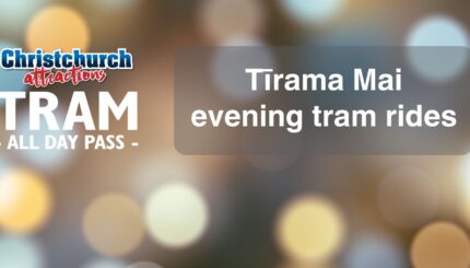 Join us for a special evening tram ride for Tīrama Mai 2024!